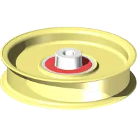 83.0037 Pulley, Idler Flat 4" x 3/8