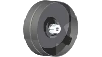 83.0040 Pulley, Idler Flat 5" Plain