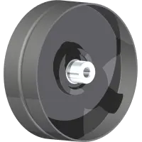 83.0040 Pulley, Idler Flat 5" Plain