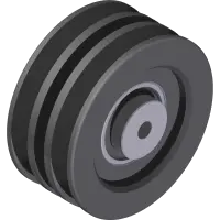 83.0054 Pulley, Idler 2 Groove Asm