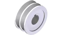 83.2AK3016 Pulley, 2AK 3.0" 1" Bore