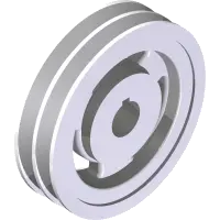 83.2AK5616 Pulley, 2AK 5.6" 1" Bore