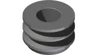 83.2BK32H Pulley, 2BK 3.2" H-Bush