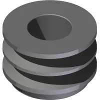 83.2BK32H Pulley, 2BK 3.2" H-Bush