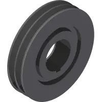 83.2TB80 Pulley, 2TB 8"