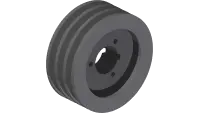 83.3TB58 Pulley, 3-Groove x 5.8" Dia