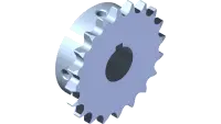 83.402016SS Sprocket, #40 20-T 1" Bore, SS