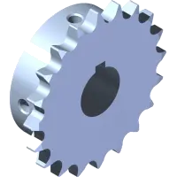 83.402016SS Sprocket, #40 20-T 1" Bore, SS