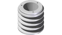 83.4B34SD Pulley, 4 B 3.4" 4 Groove