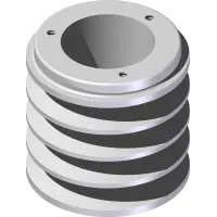 83.4B34SD Pulley, 4 B 3.4" 4 Groove
