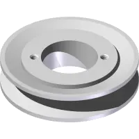 83.BK40H Pulley, 4" H-Bush