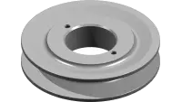 83.BK45H Pulley, 4.5" H-Bushing