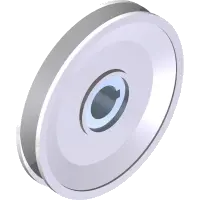 83.BK5725M Pulley, 5.7" 25MM Bore 1/4 Key