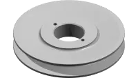 83.BK60H Pulley, 6" H-Bush