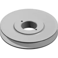 83.BK60H Pulley, 6" H-Bush