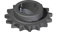 83.H80TB15 Sprocket, #80 15-T HRD