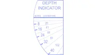 Decal, Depth Indicator KY