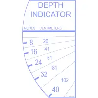 Decal, Depth Indicator KY