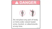 00.0193 Decal, Danger Loader