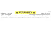 00.0194 Decal, Warning Loader Rollbar