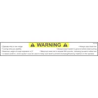 00.0194 Decal, Warning Loader Rollbar