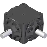 87.0221 Gearbox, 1" Shaft 1:1 CCW/CW