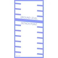 Decal, Height Indicator LC150