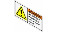 00.0219 Decal, Warning Do Not Reach