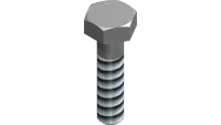 90.0408-3 Bolt, 1/4-20 UNC x 1 SS