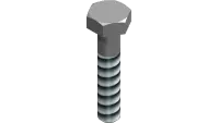 90.0410-3 Bolt, 1/4-20 UNC x 1-1/4 SS