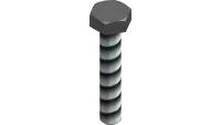 90.0411-2 Bolt, 1/4-20 x 1-3/8 Tap