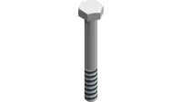 90.0416 Bolt, 1/4-20 UNC x 2