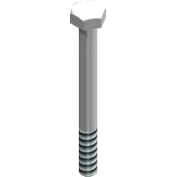 90.0420 Bolt, 1/4-20 UNC x 2 1/2