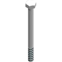 90.0424 Bolt, 1/4-20 UNC x 3