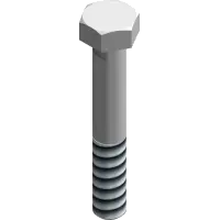 90.0516 Bolt, 5/16-18 UNC x 2