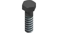 90.0610-1 Bolt, 3/8-16 UNC x 1 1/4 Blk