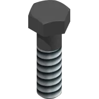 90.0610-1 Bolt, 3/8-16 UNC x 1 1/4 Blk