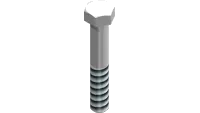 90.0618-3 Bolt, 3/8-16 UNC x 2-1/4 SS