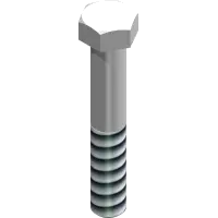 90.0618-3 Bolt, 3/8-16 UNC x 2-1/4 SS