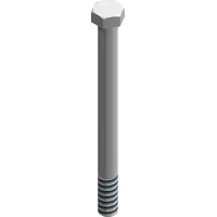 90.0636 Bolt, 3/8-16 UNC x 4 1/2