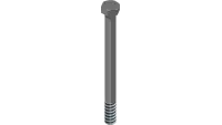 90.0636-1 Bolt, 3/8-16 UNC x 4 1/2 Blk