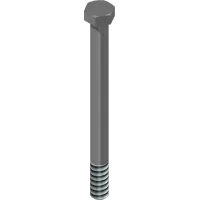 90.0636-1 Bolt, 3/8-16 UNC x 4 1/2 Blk