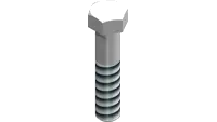 90.0716 Bolt, 7/16-14 UNC x 2