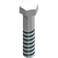 90.0716 Bolt, 7/16-14 UNC x 2