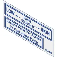 00.0250 Decal, KT Primer And Range