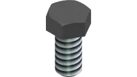 Bolt, 1/2-13 UNC x 1 Blk