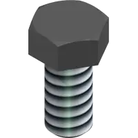Bolt, 1/2-13 UNC x 1 Blk