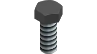 90.0810-1 Bolt, 1/2-13 UNC x 1 1/4 Blk