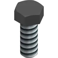90.0810-1 Bolt, 1/2-13 UNC x 1 1/4 Blk