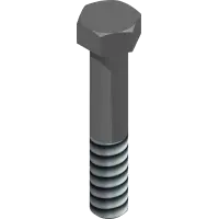 90.0822-1 Bolt, 1/2-13 UNC x 2-3/4 Blk
